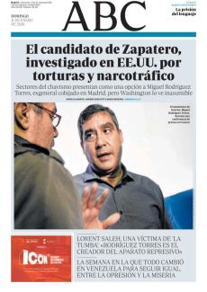 EL CANDIDATO DE ZAPATERO, INVESTIGADO EN EE.UU. POR TORTURAS Y NARCOTRÁFICO