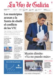 MAZÓN DIMITE: «YA NO PUEDO MÁS»