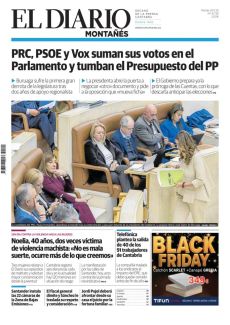 PRC, PSOE Y VOX SUMAN SUS VOTOS EN EL PARLAMENTO Y TUMBAN EL PRESUPUESTO DEL PP