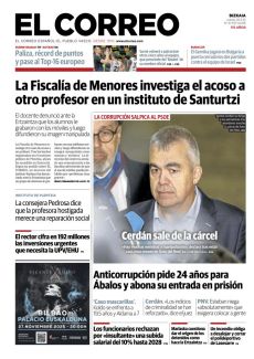 LA FISCALÍA DE MENORES INVESTIGA EL ACOSO A OTRO PROFESOR EN UN INSTITUTO DE SANTURTZI