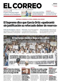 EL HARTAZGO MÉDICO LLEGA A LAS CALLES