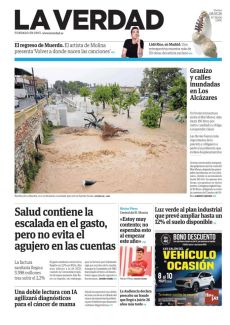 GRANIZO Y CALLES INUNDADAS EN LOS ALCÁZARES