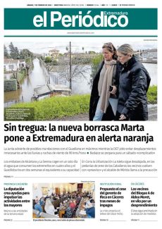 SIN TREGUA: LA NUEVA BORRASCA MARTA PONE A EXTREMADURA EN ALERTA NARANJA
