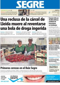 PRIMERAS CEREZAS EN EL BAIX SEGRE