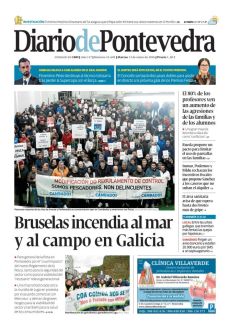 BRUSELAS INCENDIA AL MAR Y AL CAMPO EN GALICIA