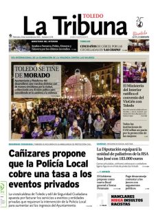 TOLEDO SE TIÑE DE MORADO