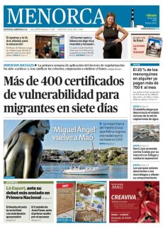 ‘MIGUEL ÁNGEL’ VUELVE A MAÓ