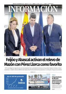 FEIJÓO Y ABASCAL ACTIVAN EL RELEVO DE MAZÓN CON PÉREZ LLORCA COMO FAVORITO