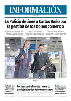 LA POLICÍA DETIENE A CARLOS BAÑO POR LA GESTIÓN DE LOS BONOS COMERCIO
